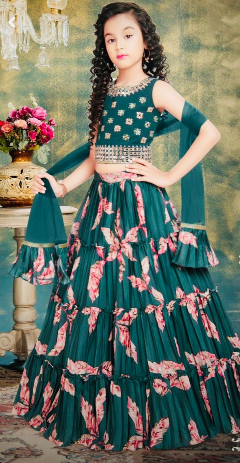 Oc 137 Girlswear Choli Lehenga And Dupatta Kids Catalog 